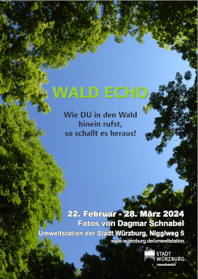 Plakat Fotoausstellung WALD ECHO